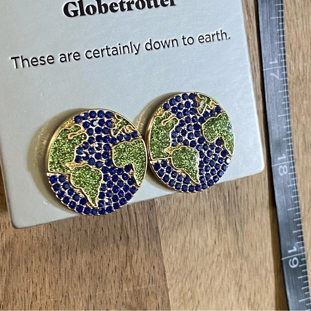 Baublebar Globetrotter Shoot for the Stars‎ World Globe Earrings Sugarfix - Picture 5 of 6
